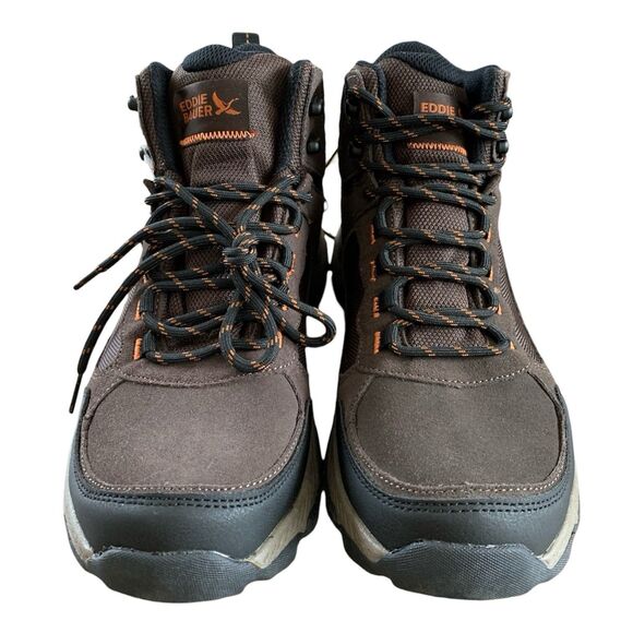 NWT Eddie Bauer Men\'s Bonham Outdoor Boots Brown Waterproof- Size 8.5 main image 10